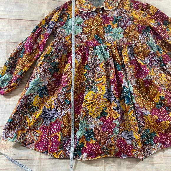 Kika Vargas X Target Women's Floral Long Sleeve Mini Dress - Small - Picture 5 of 13